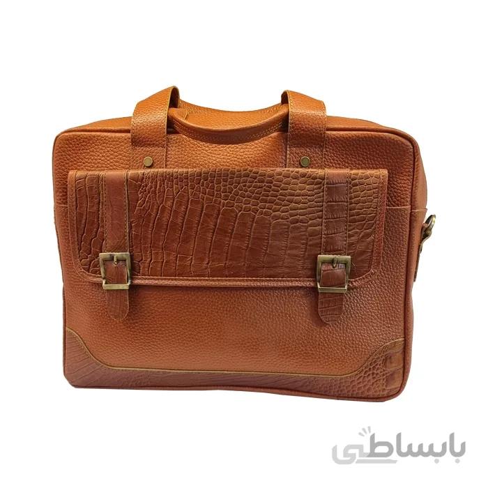 کیف اداری سرخانه کورکو چرم طبیعی