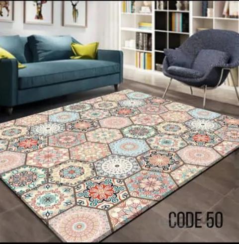 روفرشی کشدوز مخمل ترک کد50 سایز 230*160 سانتی متر ( 4متری )
