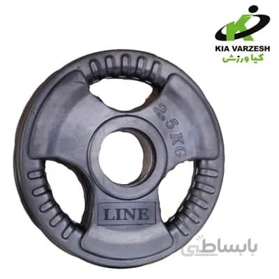 وزنه هالتر فرمانی خانگی 2.5 کیلویی دو عددی ا Weightlifting 2.5 kg household steering wheel
