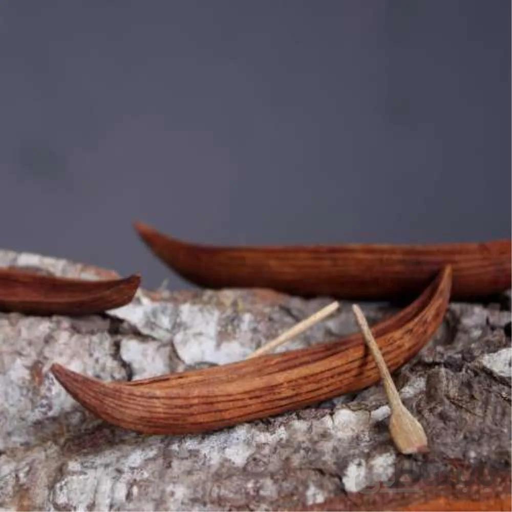 دکوری دستساز چوبی مجموعه طرح قایق های حوری شامل سه قایق ا Handmade wooden decor The design of the nymph boat design includes three boats
