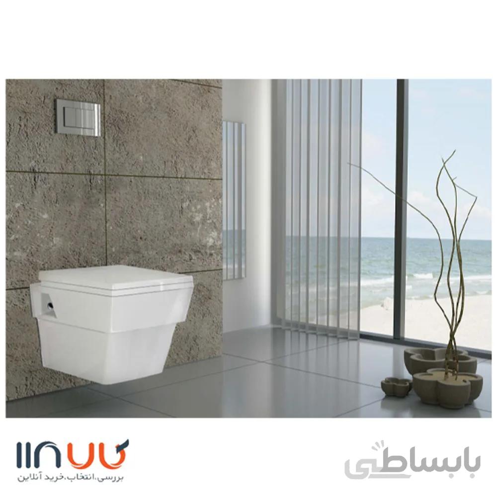 توالت فرنگی وال هنگ گلسار مدل آستر
