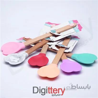 کفگیر سیلیکونی طرح قلب