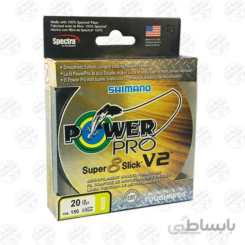 نخ ماهیگیری براید ابریشمی شیمانو مدل پاور پرو 135 متر سایز 0 16