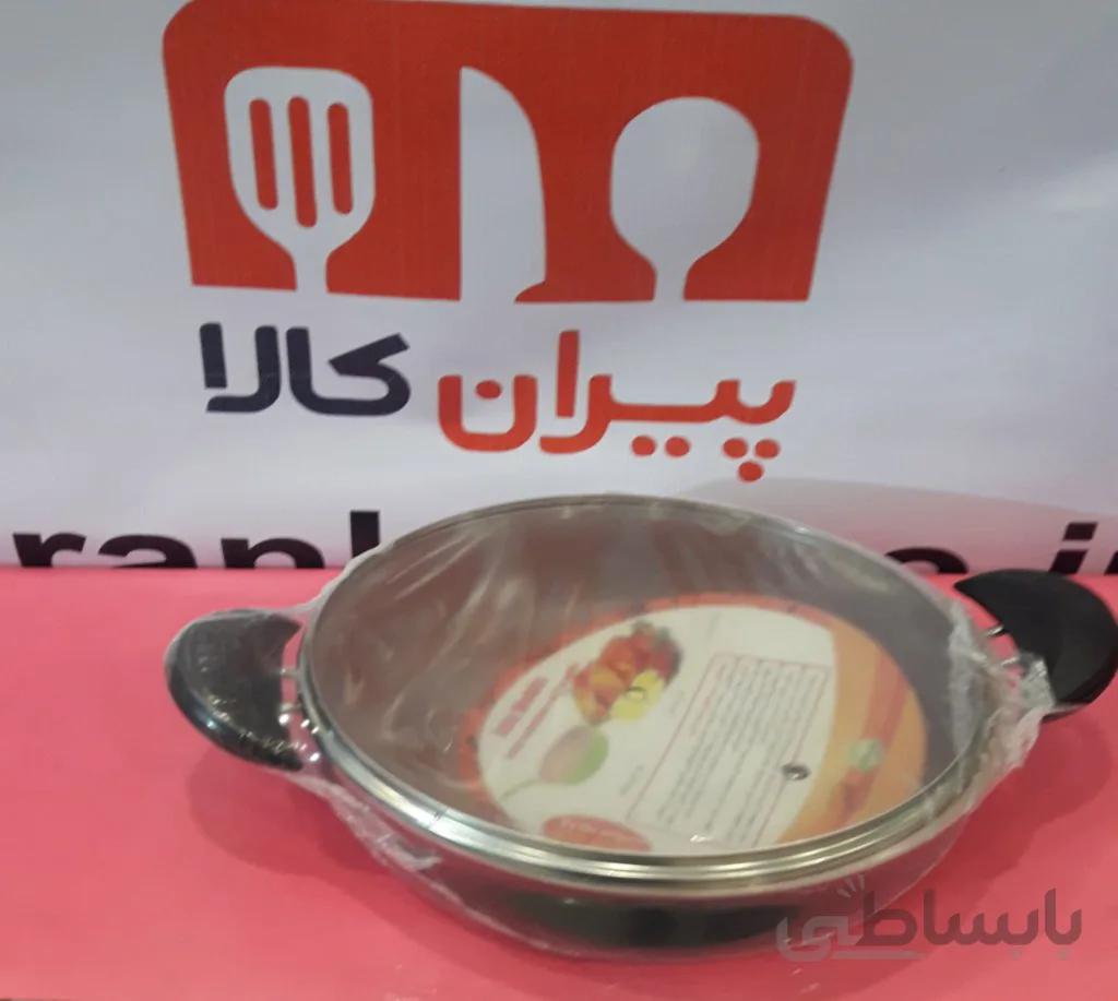 تابه جلا مبین سایز 28 درب دار