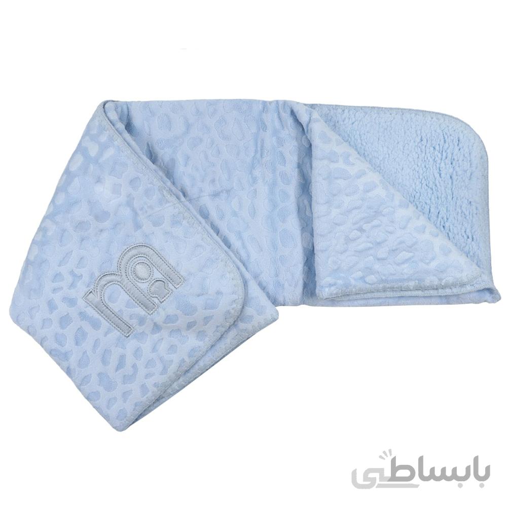 پتو نوزاد مادرکر mothercare مدل M1081 سایز 80×80 سانتیمتر آبی