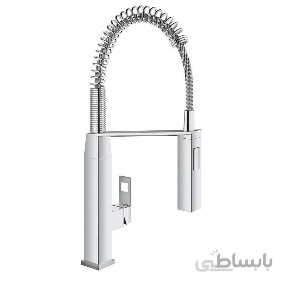 شیر ظرفشویی دوش شو گروهه مدل Eurocube کد KGR1030 ا GROHE Eurocube Single-lever kitchen mixer