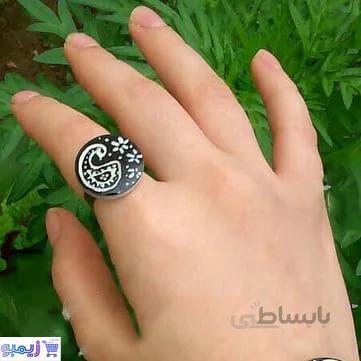 انگشتر مشکی ترمه