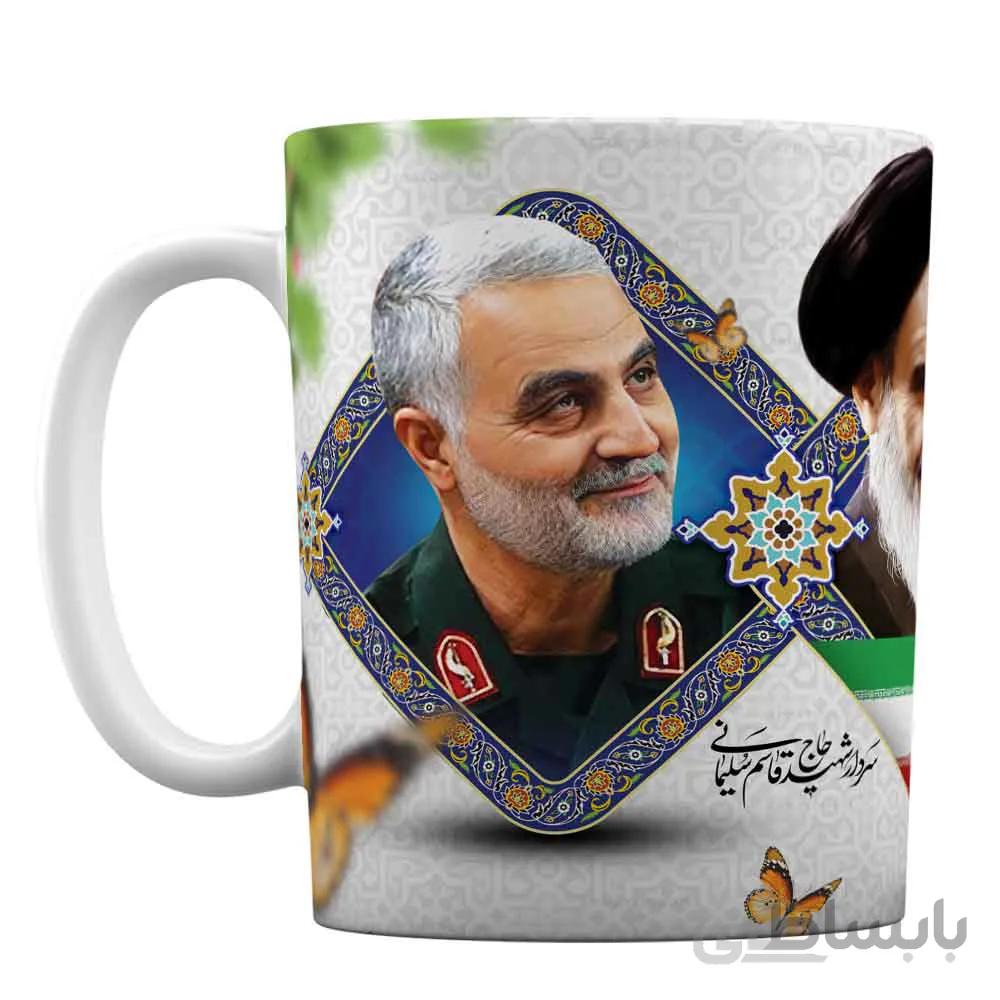 ماگ شهیدان سلیمانی و فخری زاده کد 482