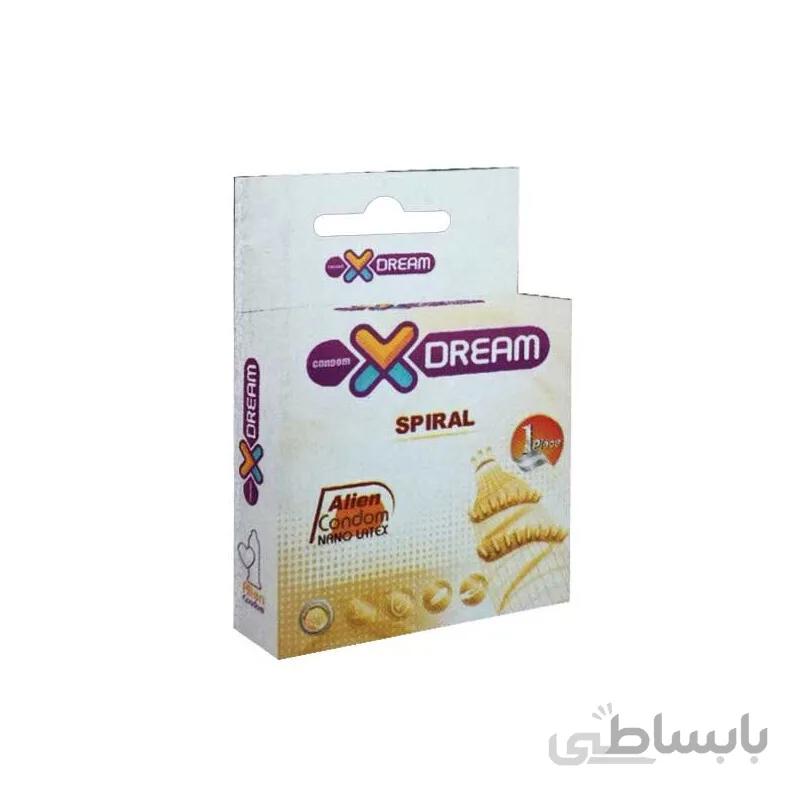 کاندوم فضایی چرخشی ایکسدریم مدل Xdream Spiral ا Xdream Spiral Condom