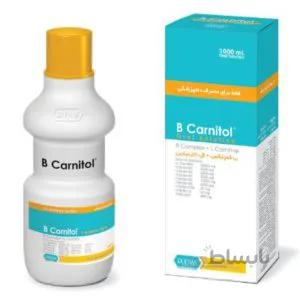 ب کارنیتول(ب کمپلکس + ال-کارنیتین) 1 لیتری رویان دارو ا B Carnitol (B Complex + L-Carnitine)