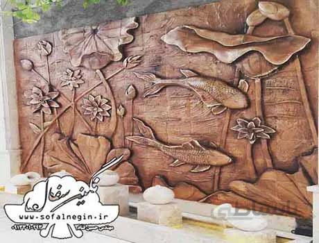 سفال نقش برجسته. کد:۸۵۱۱