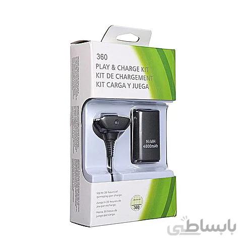 باتری و شارژر دسته بازی ایکس باکس 360
