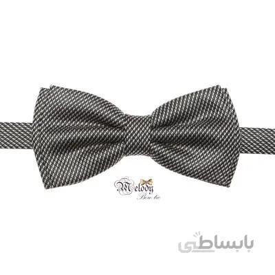 پاپیون سری مندو - مردانه (چهارخونه مشکی سفید 1)