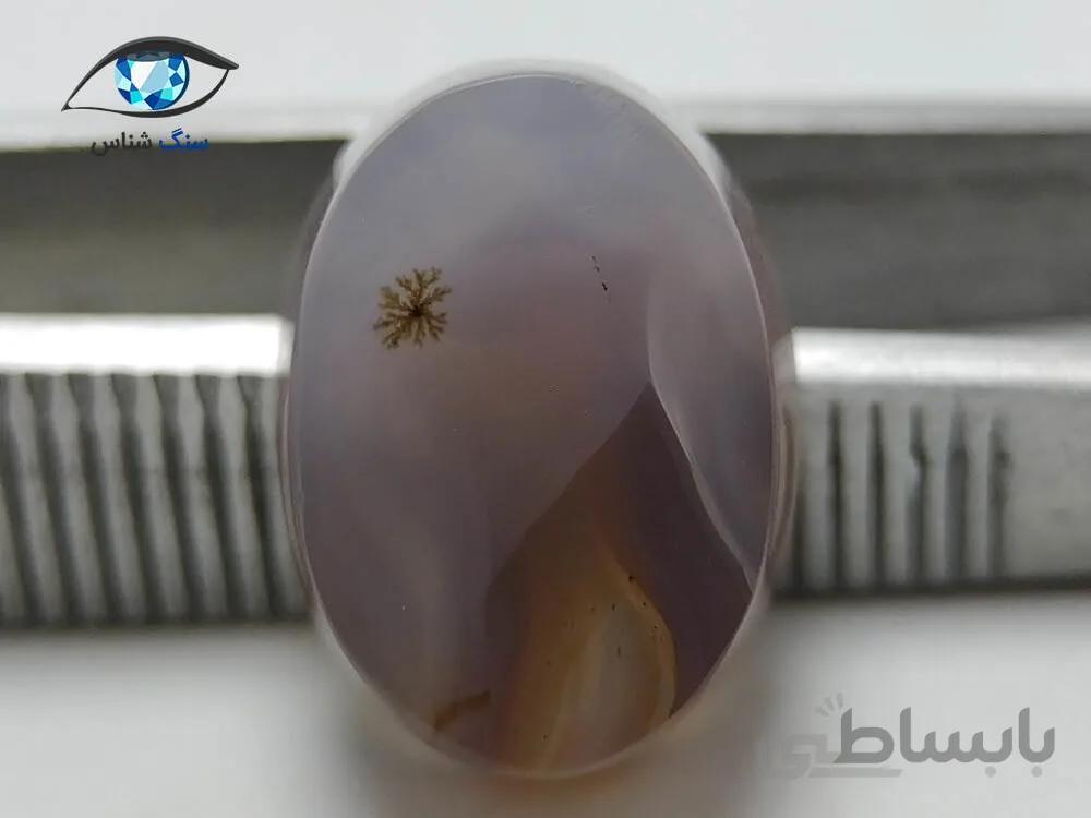 نگین عقیق سوسنی زیبا 2.2 گرم