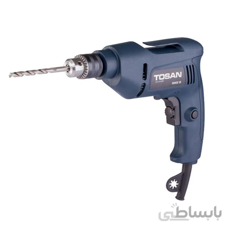 دریل 10 میلی متر آچاری توسن مدل 0002D ا Tosan Corded Drill 0002D کد 276896