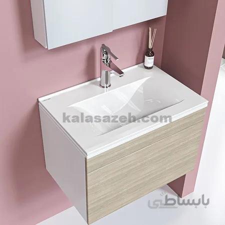 روشویی روکابینتی چینی کرد مدل دافنه 60 سانت