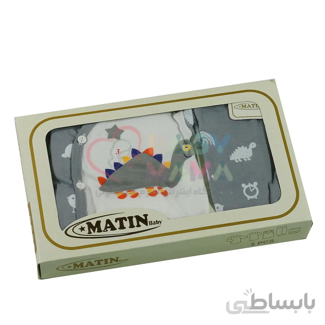 ست 5 تیکه matin baby مدل دایناسور