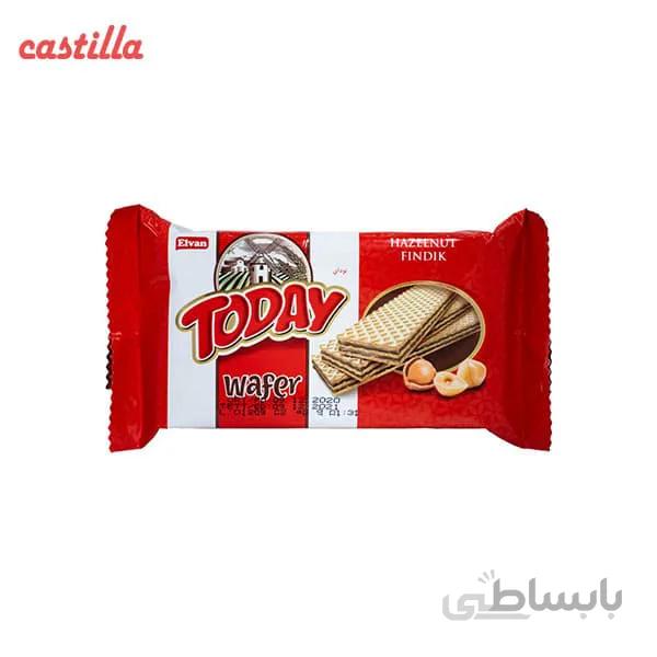 ویفر فندقی تودی وزن 40 گرم