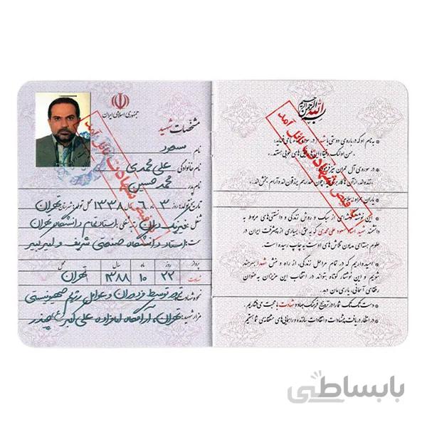 شناسنامه شهید علی محمدی