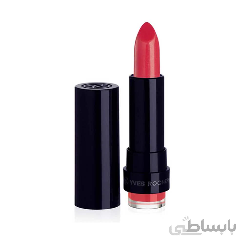 رژ لب ایوروشه شماره 13 مدل brillant shin ا yves rocher rouge vertige brillant shine n13