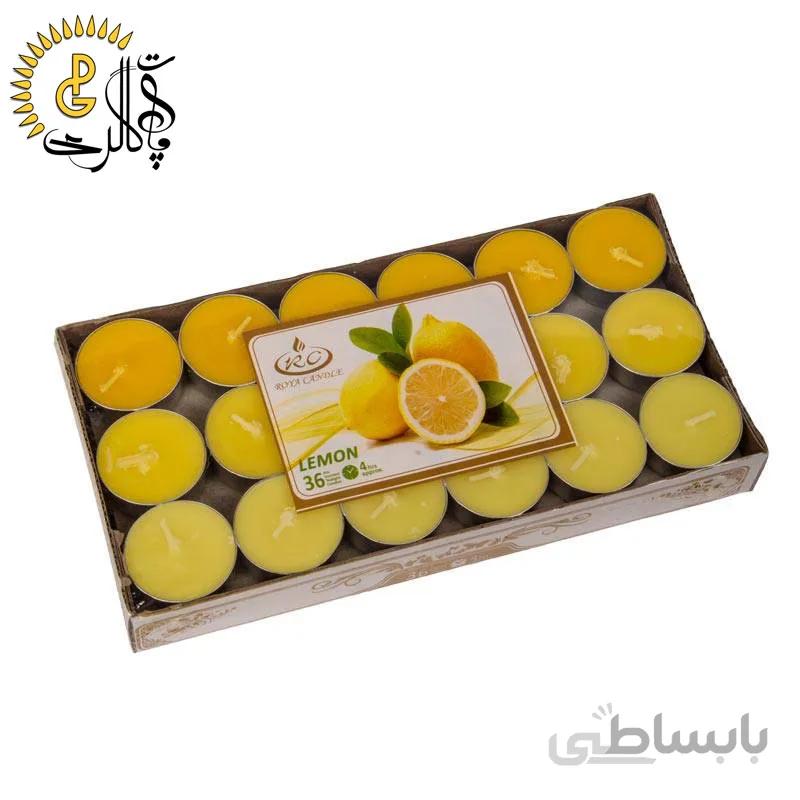 شمع وارمر معطر 36عددی (رایحه لیمو)