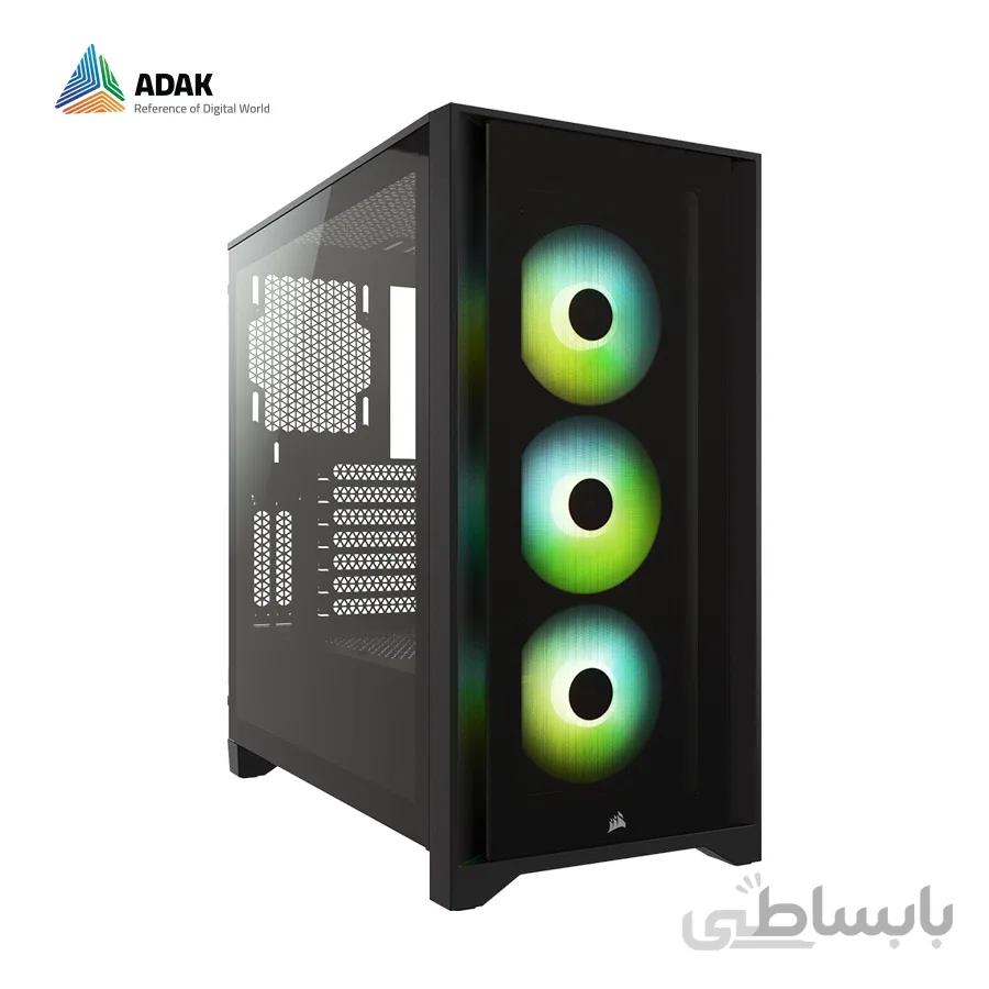 کیس کورسیر iCUE 4000X RGB ا Corsair iCUE 4000X RGB Mid Tower ATX Case