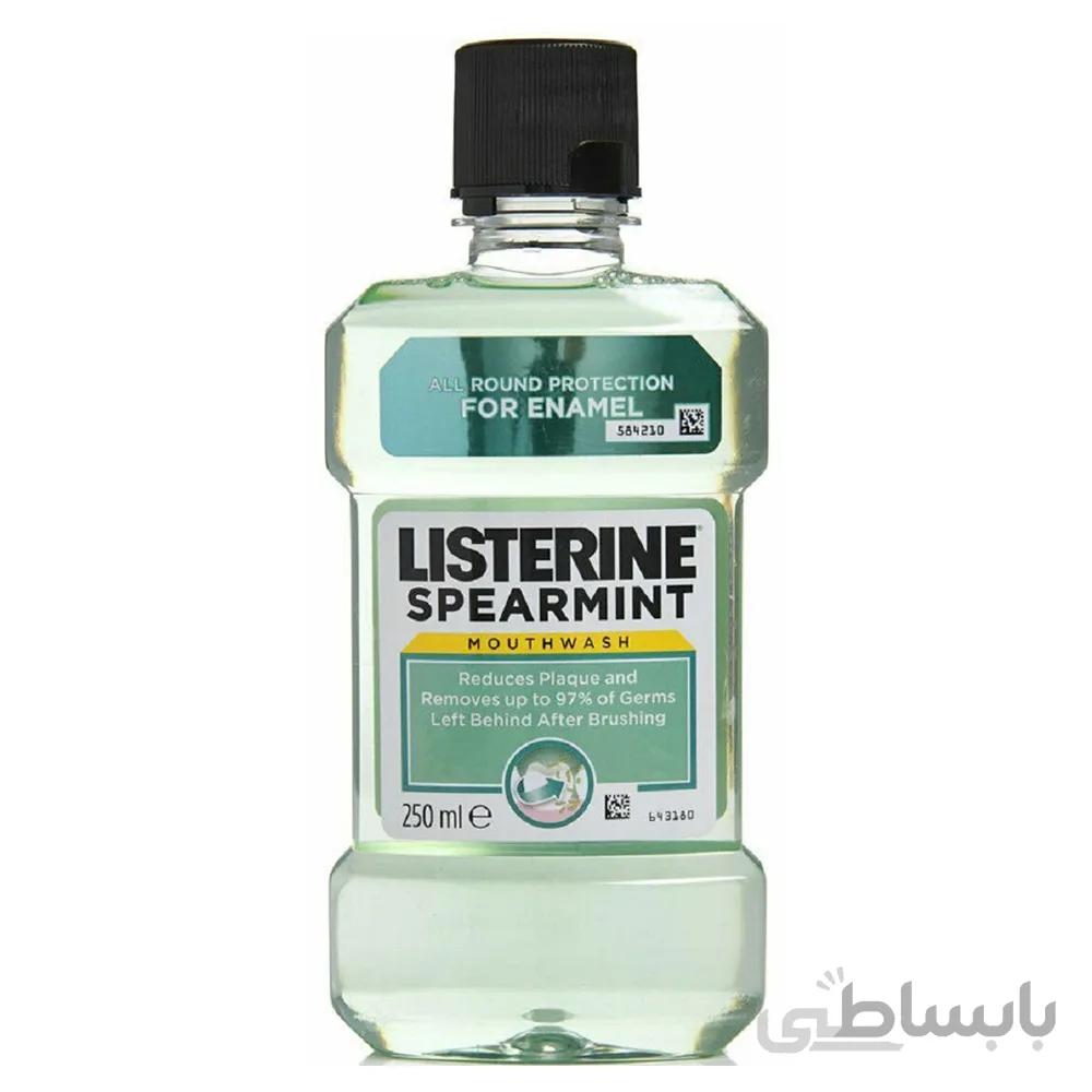 دهانشویه لیسترین مدل Spearmint ا Listerine Spearmint Mouthwash 600ml