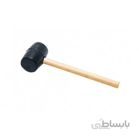 چکش پلاستیکی پتکی با دسته چوبی
