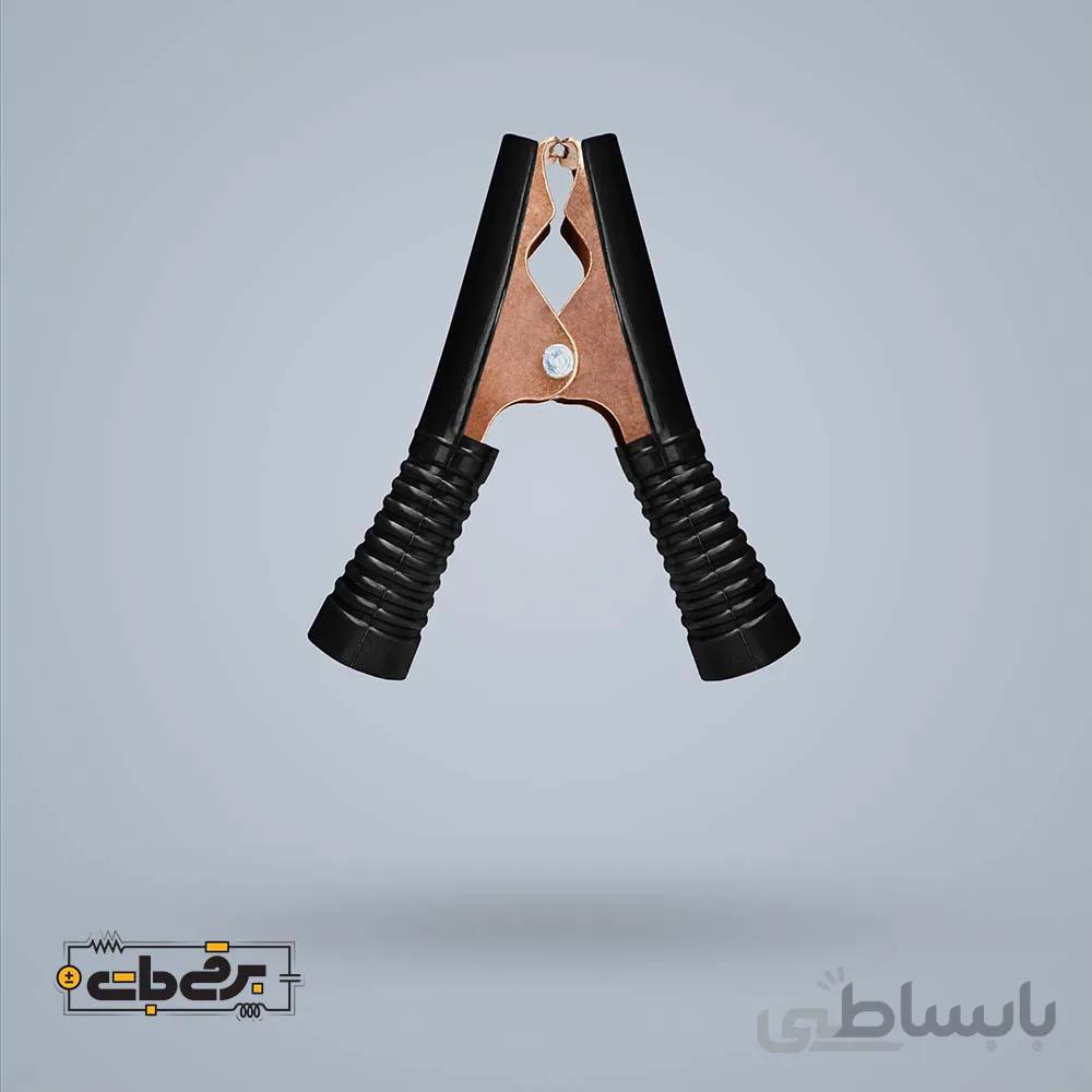 گیره سرباتری روکش دار سایز متوسط