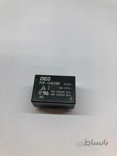 رله ٢٤ ولت ٤ پین 10 آمپر برند Tyco Electronics