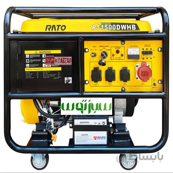 موتور برق راتو ۱۰ کیلو وات تکفازمدلR11500WHB ا RATO R11500DWHB