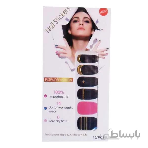 استیکر طراحی ناخن مدل 19