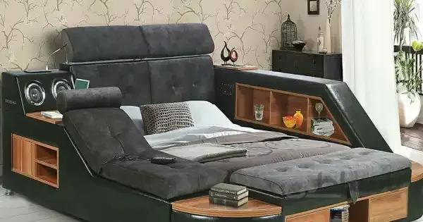 تخت خواب دو نفره ماساژور هوشمند لوگانو