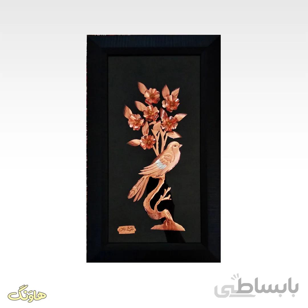 تابلو معرق گنجشک زیبا B03
