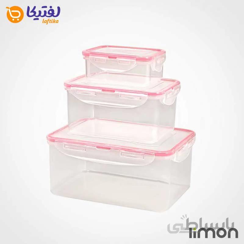 سرویس فریزری مستطیل 6 پارچه لیمون