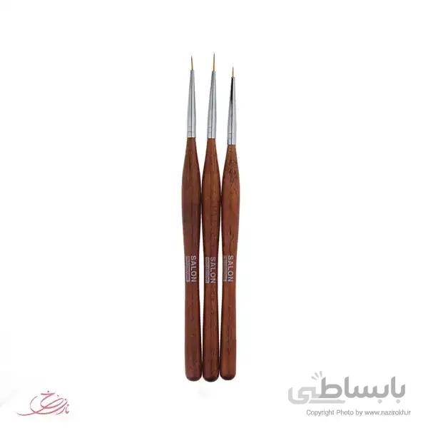 قلم طراحی ناخن سالن مجموعه 3 عددی
