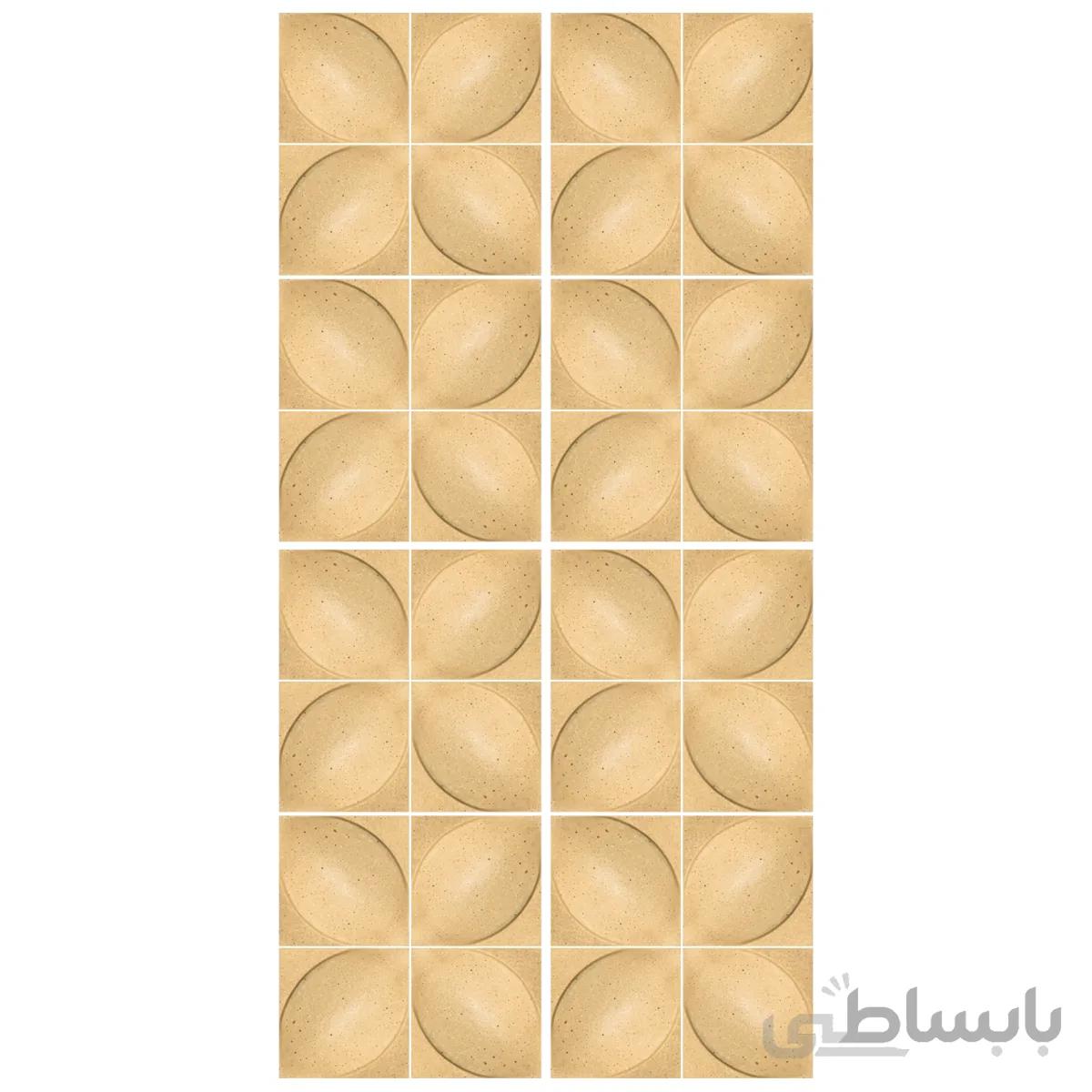 دیوارپوش تندیس و پیکره شهریار مدل امای کد W1010 15 بسته 32 عددی