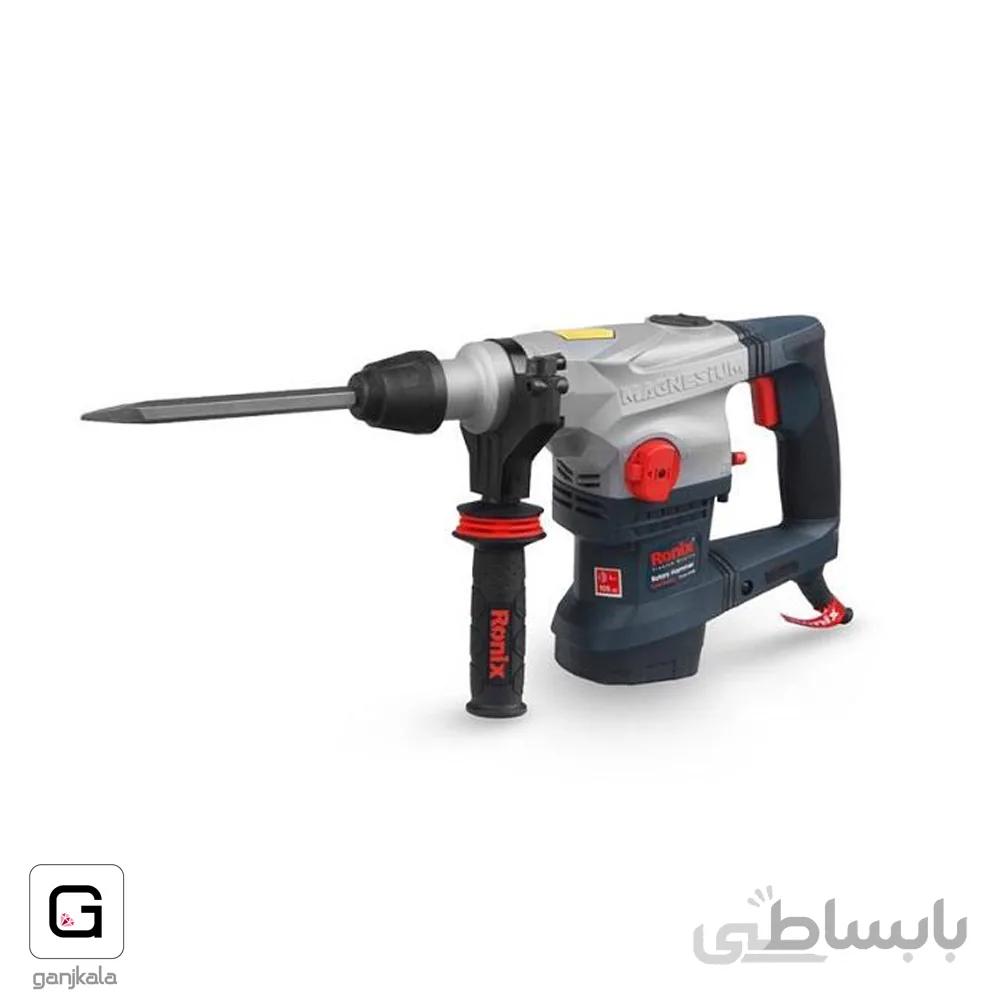 دریل بتن کن 5 کیلویی 4 شیار رونیکس مدل 2732 ا 1250W Ronix hammer drill کد 253059