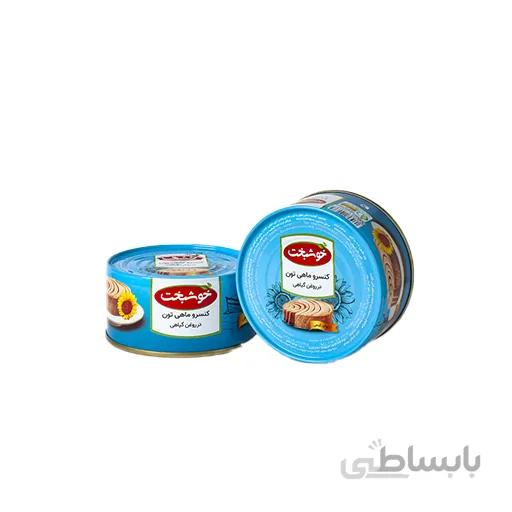 تن ماهی خوشبخت ساده 180 گرم باکس 24 عددی