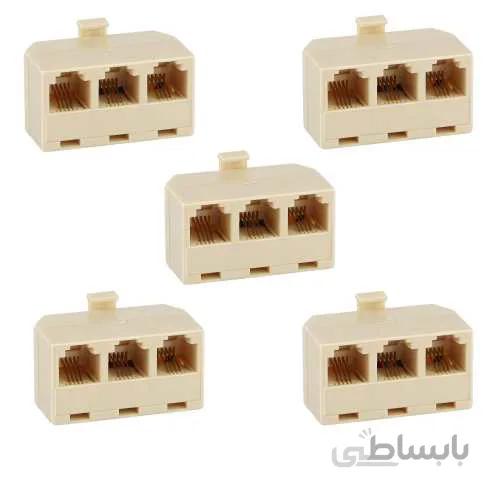 تبدیل 1 به 3 سوکت تلفن برند MH