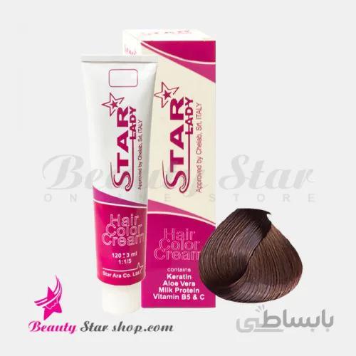 رنگ موی قهوه ای طلایی روشن شماره 5.5 استارليدی حجم 120 ميلی لیتر