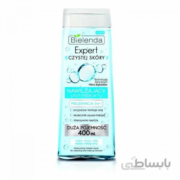 محلول پاک‌کننده آرایش انواع پوست بیلندا مدل Moisturizing Micellar Liquid
