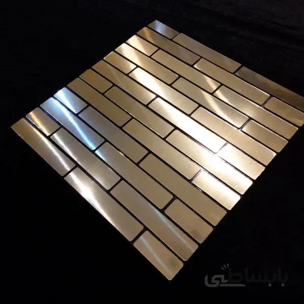 تایل بین کابینتی آجری طلایی خشدار B364