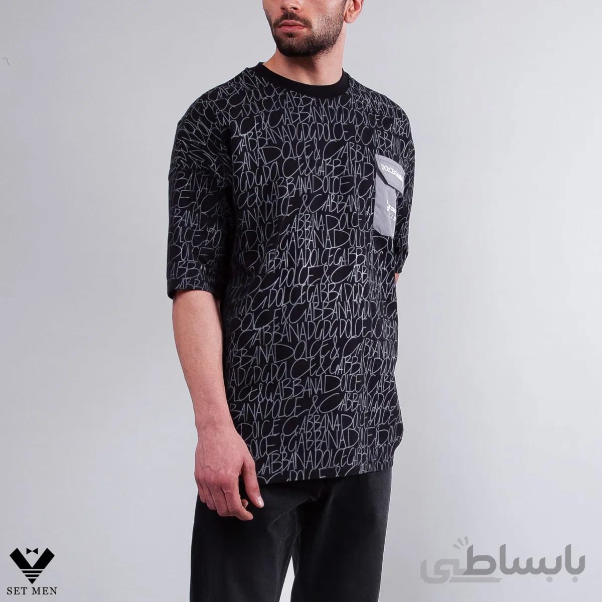 تیشرت یقه گرد دی اند جی tg226