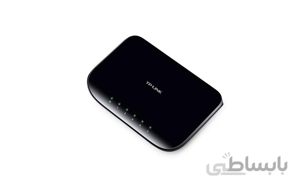 سوییچ 5 پورت تی پی لینک مدل New Design TL-SG1005D ا 5-port TP-Link switch New Design TL-SG1005D