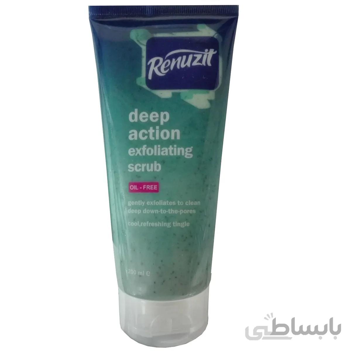 اسکراب لایه بردار روزانه رینوزیت مدل Deep Action Exfolianting ا Deep Action Exfolianting Renuzit