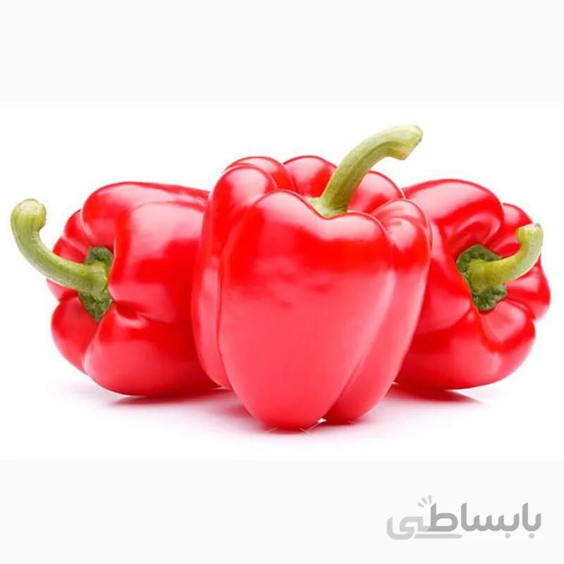 بذر فلفل دلمه ای قرمز هیبرید آمریکایی بسته 5 عددی