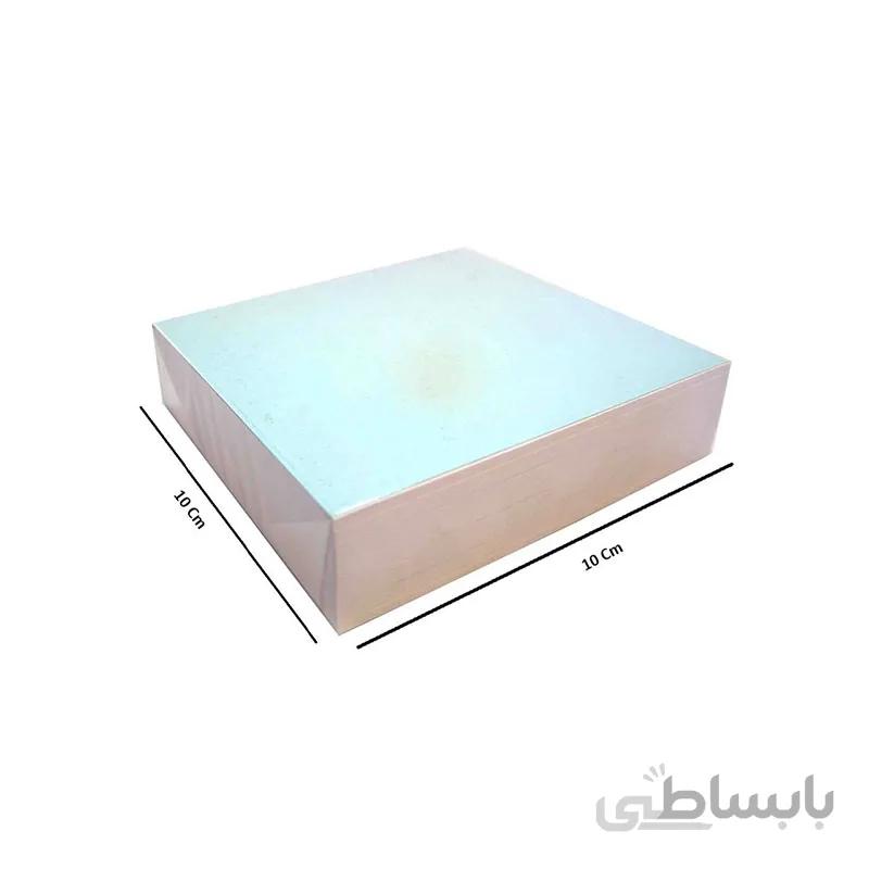 کاغذ یادداشت ساده رومیزی سایز 10در10 – بسته 1500 برگی