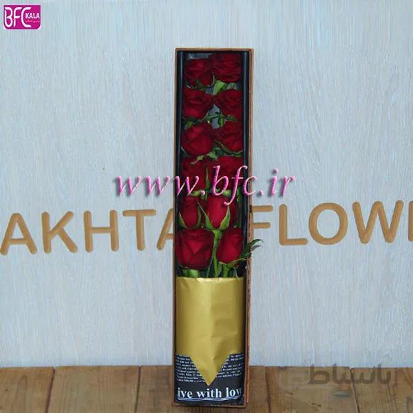 باکس گل جعبه کادویی با گل رز