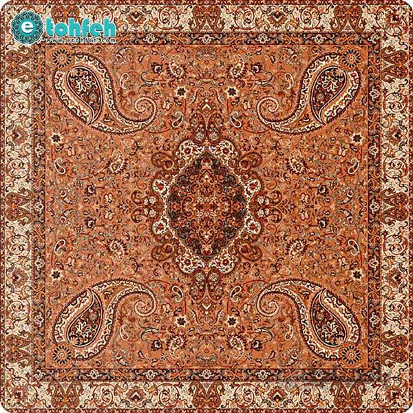 رومیزی مربع ترمه طرح سالار کد ۸۰۵